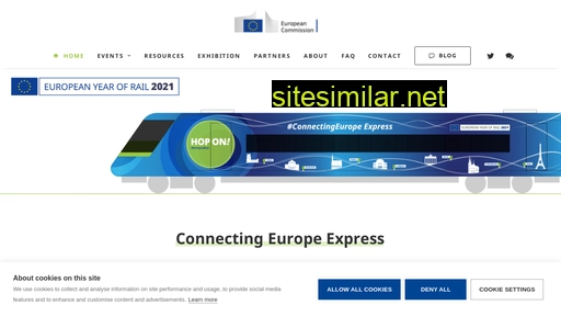 connectingeuropeexpress.eu alternative sites