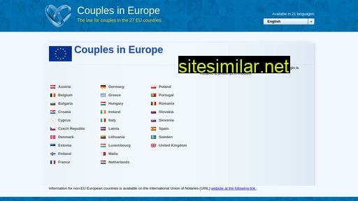 coupleseurope.eu alternative sites