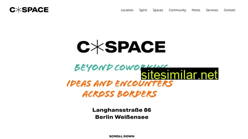 C-space similar sites