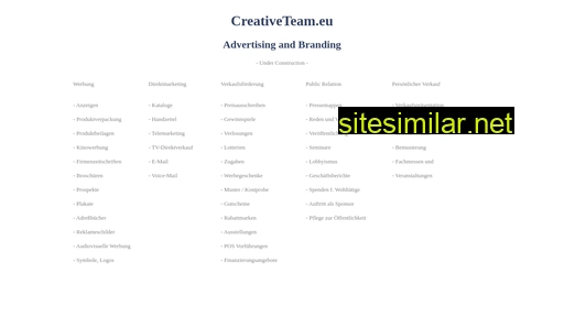 Creativeteam similar sites