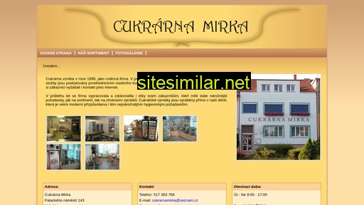 cukrarnamirka.eu alternative sites