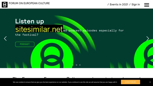 cultureforum.eu alternative sites