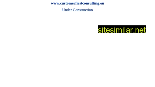 customerfirstconsulting.eu alternative sites