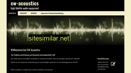 cw-acoustics.eu alternative sites