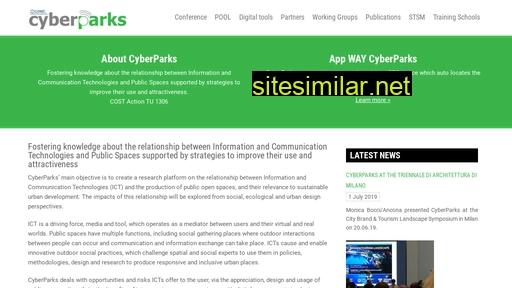 cyberparks-project.eu alternative sites