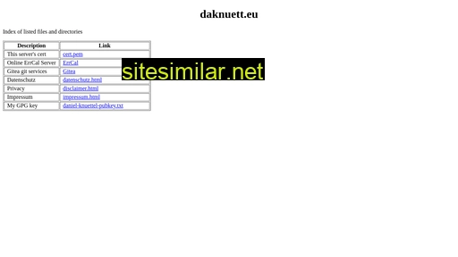 daknuett.eu alternative sites