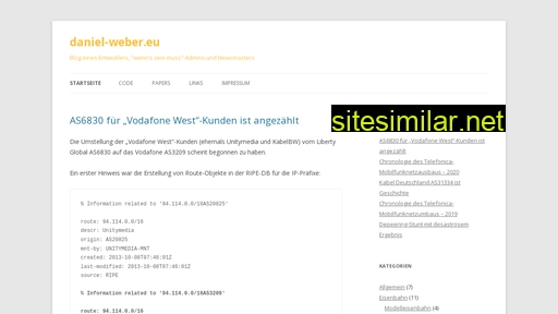 daniel-weber.eu alternative sites