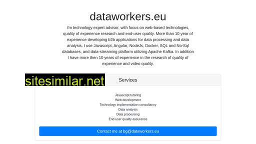 dataworkers.eu alternative sites