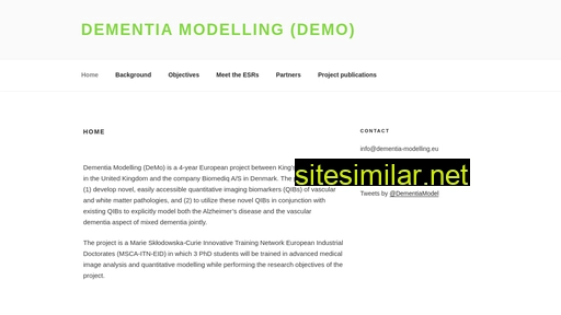 dementia-modelling.eu alternative sites