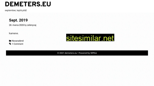 demeters.eu alternative sites