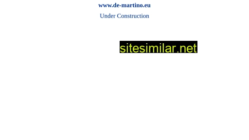 de-martino.eu alternative sites