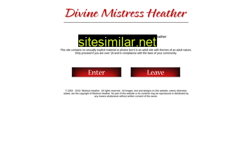 Divinemistress similar sites