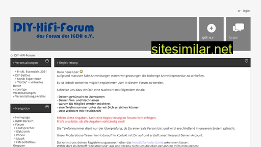 diy-hifi-forum.eu alternative sites