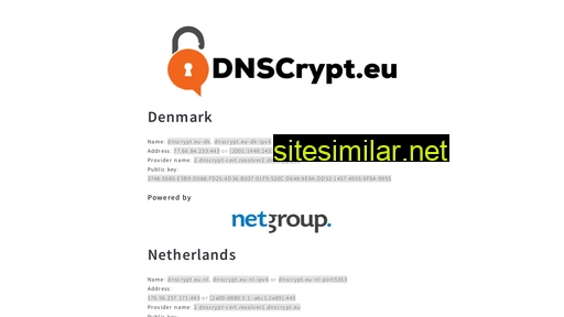 dnscrypt.eu alternative sites