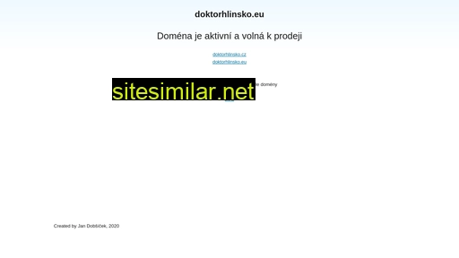 doktorhlinsko.eu alternative sites