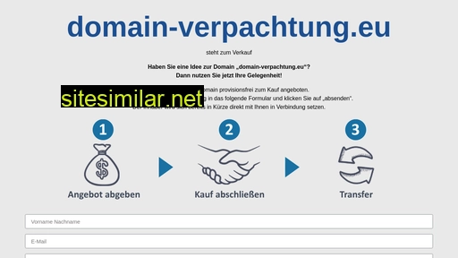 Domain-verpachtung similar sites