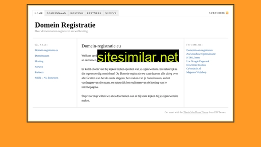 Domein-registratie similar sites