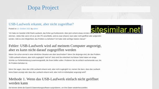dopa-project.eu alternative sites