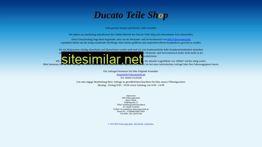 ducatoteile.eu alternative sites