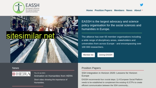 eassh.eu alternative sites