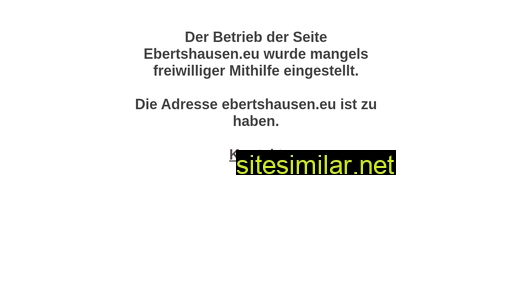 ebertshausen.eu alternative sites