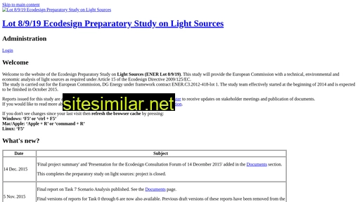 ecodesign-lightsources.eu alternative sites