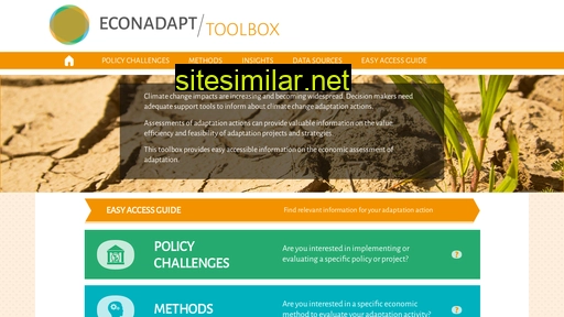 econadapt-toolbox.eu alternative sites