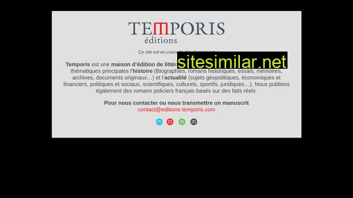 Editions-temporis similar sites