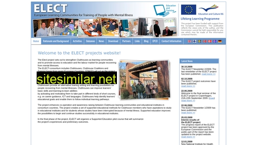 elect-project.eu alternative sites