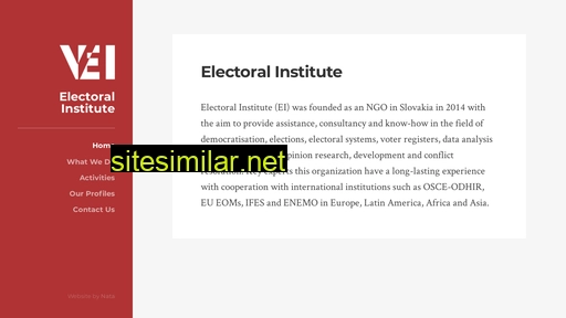 electoralinstitute.eu alternative sites