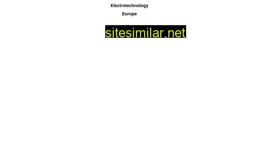 electrotechnology.eu alternative sites
