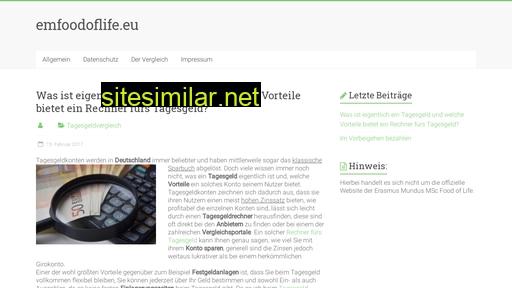 emfoodoflife.eu alternative sites