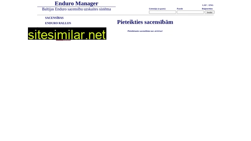 Enduromanager similar sites