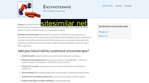 enzymoterapie.eu alternative sites