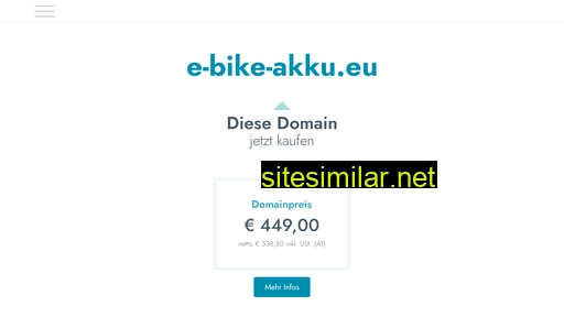 e-bike-akku.eu alternative sites