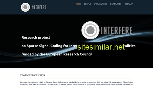 erc-interfere.eu alternative sites