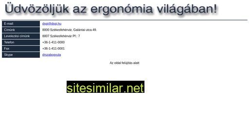 Ergonomics similar sites
