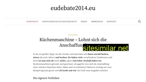 eudebate2014.eu alternative sites