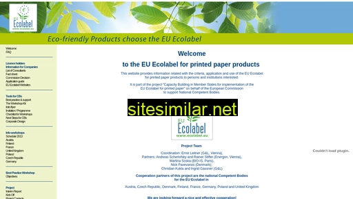 euecolabel.eu alternative sites