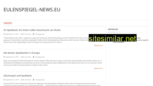 Eulenspiegel-news similar sites
