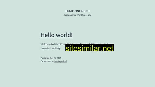Eunic-online similar sites