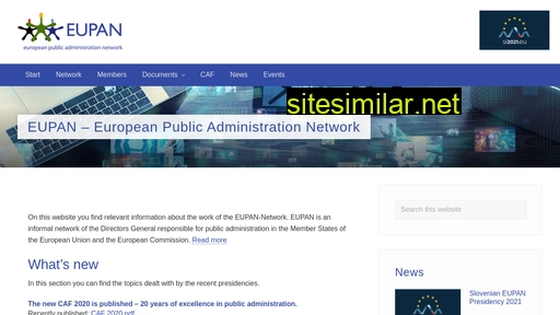 eupan.eu alternative sites