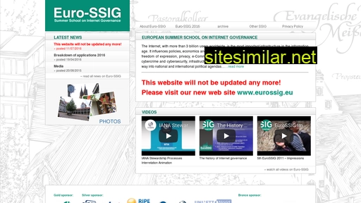 euro-ssig.eu alternative sites