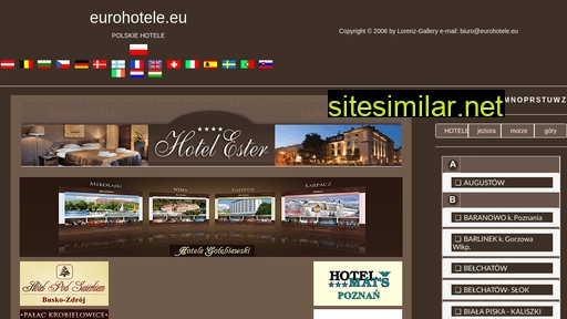 Eurohotele similar sites