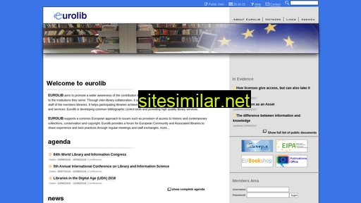 eurolibnet.eu alternative sites
