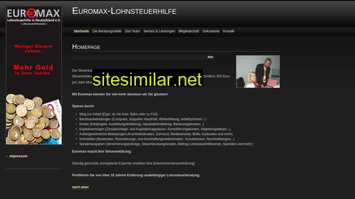 euromax-lohnsteuerhilfe.eu alternative sites