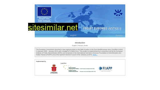 euromed-justiceii.eu alternative sites
