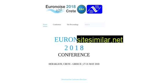 euronoise2018.eu alternative sites