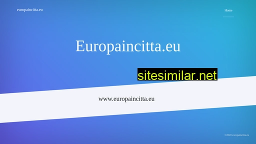Europaincitta similar sites