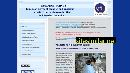 Europainsurvey similar sites
